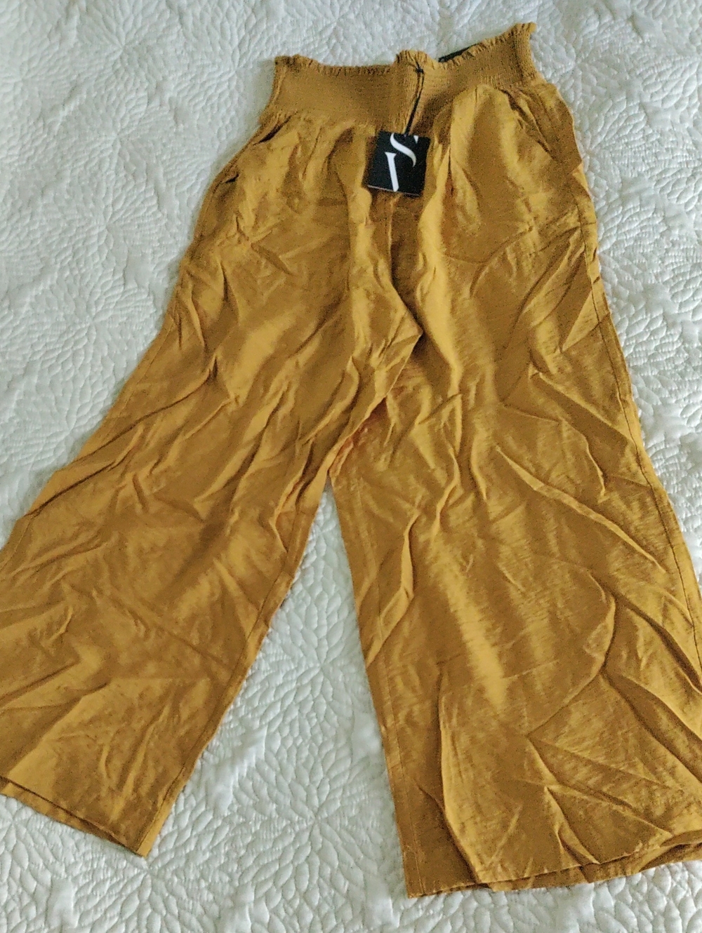 Simply Vera Chai Tea High Rise Pull on Pants Women's Small